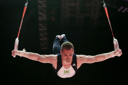 FIG AG World Championships 2015 | BRAZIL TEAM | MAG Podium Training | Photo: RicardoBufolin/CBG