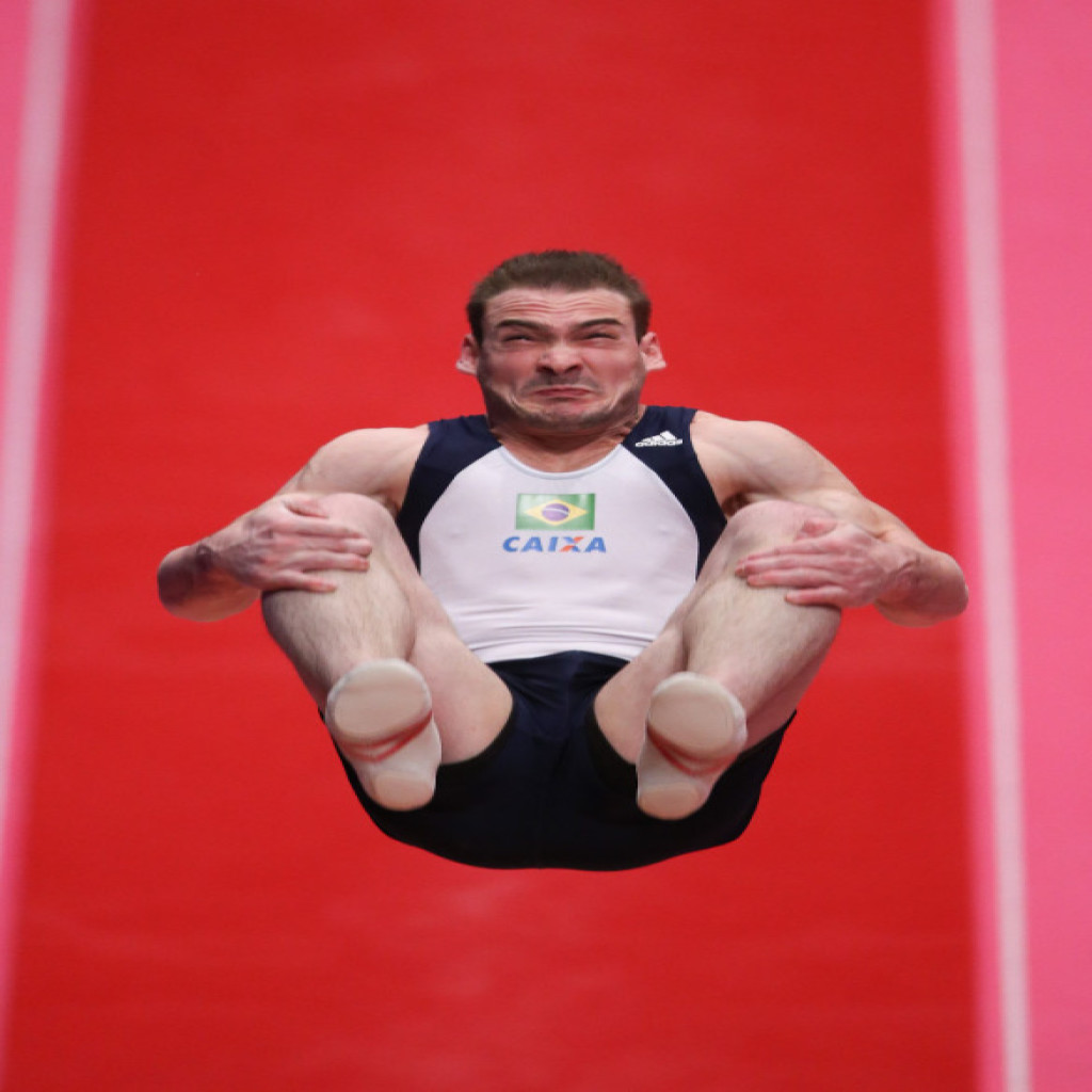 FIG AG World Championships 2015 | BRAZIL TEAM | MAG Podium Training | Photo: RicardoBufolin/CBG